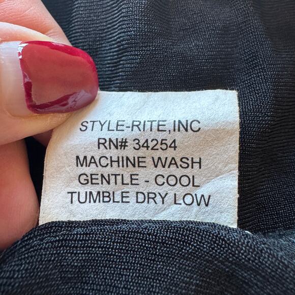 All Hours Sz L Lurex Glitter Floral Print Crinkle Texture Ruffle Trim Top Blouse - Picture 10 of 10